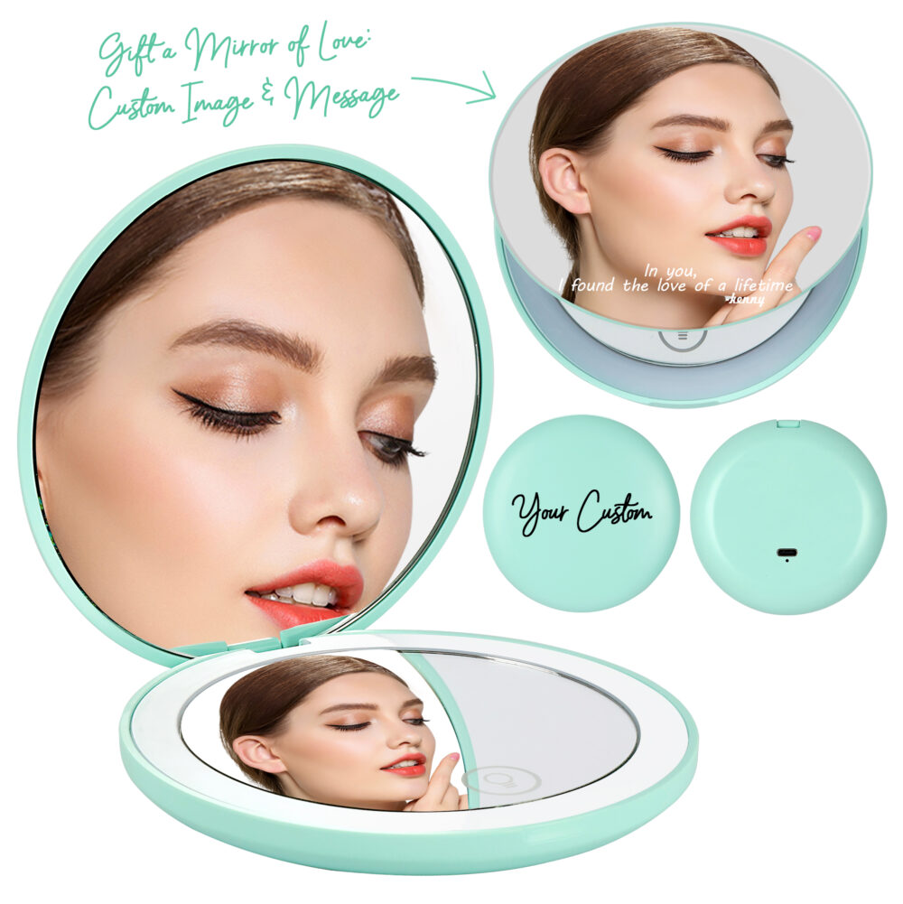 Magnifying 10x LED Makeup Mirror