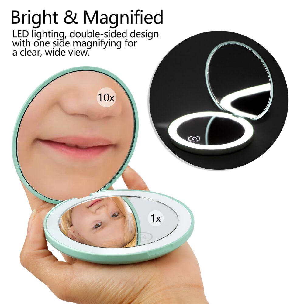 Magnifying 10x LED Makeup Mirror 3