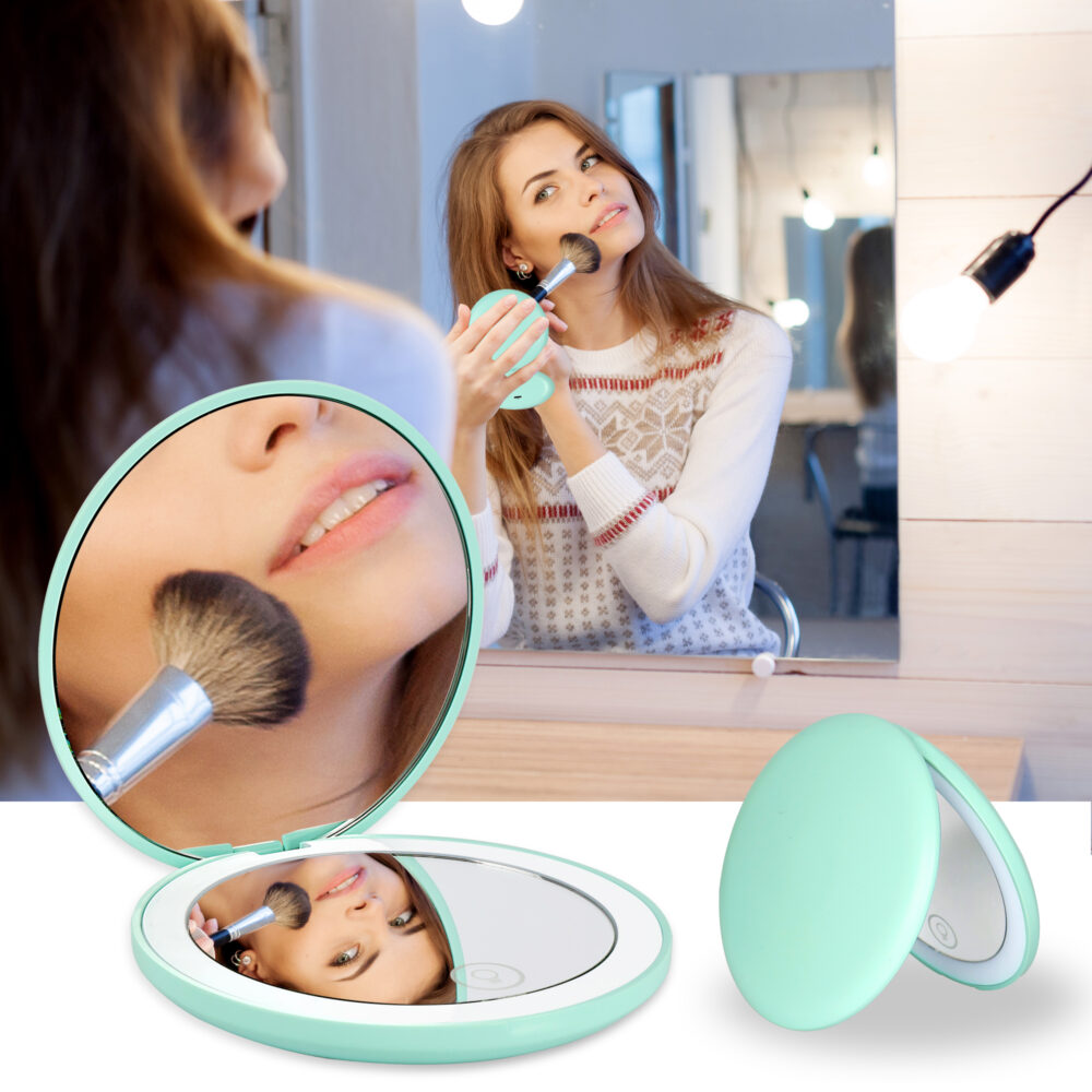 Ultra-Magnifying 10x LED Makeup Mirror 1